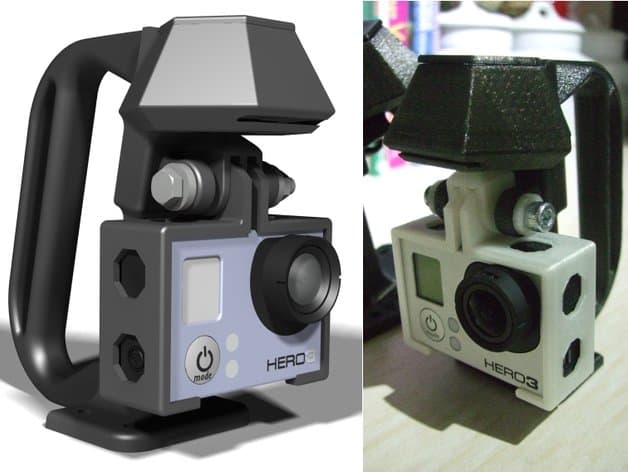 Estabilizador impresso em 3D para GoPro Hero 3